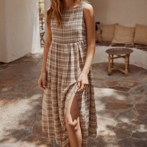 SOLD Christy Dawn Remy Dress Hickory Plaid